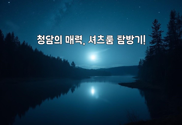 청담의 매력, 셔츠룸 탐방기!