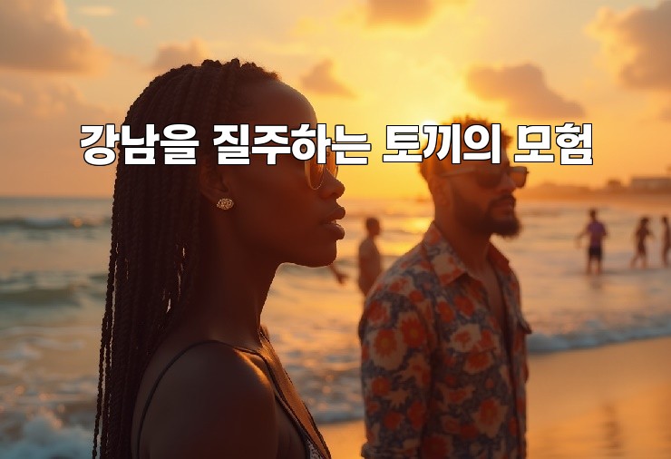 강남을 질주하는 토끼의 모험